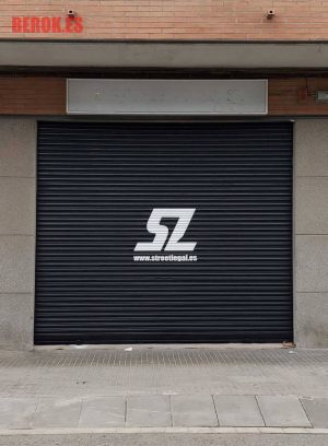 mural rotulo streetlegal sl logo negro blanco